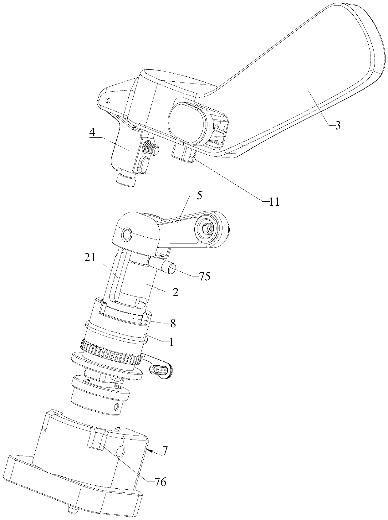 Lock bar member, lock body, lock component and display screen