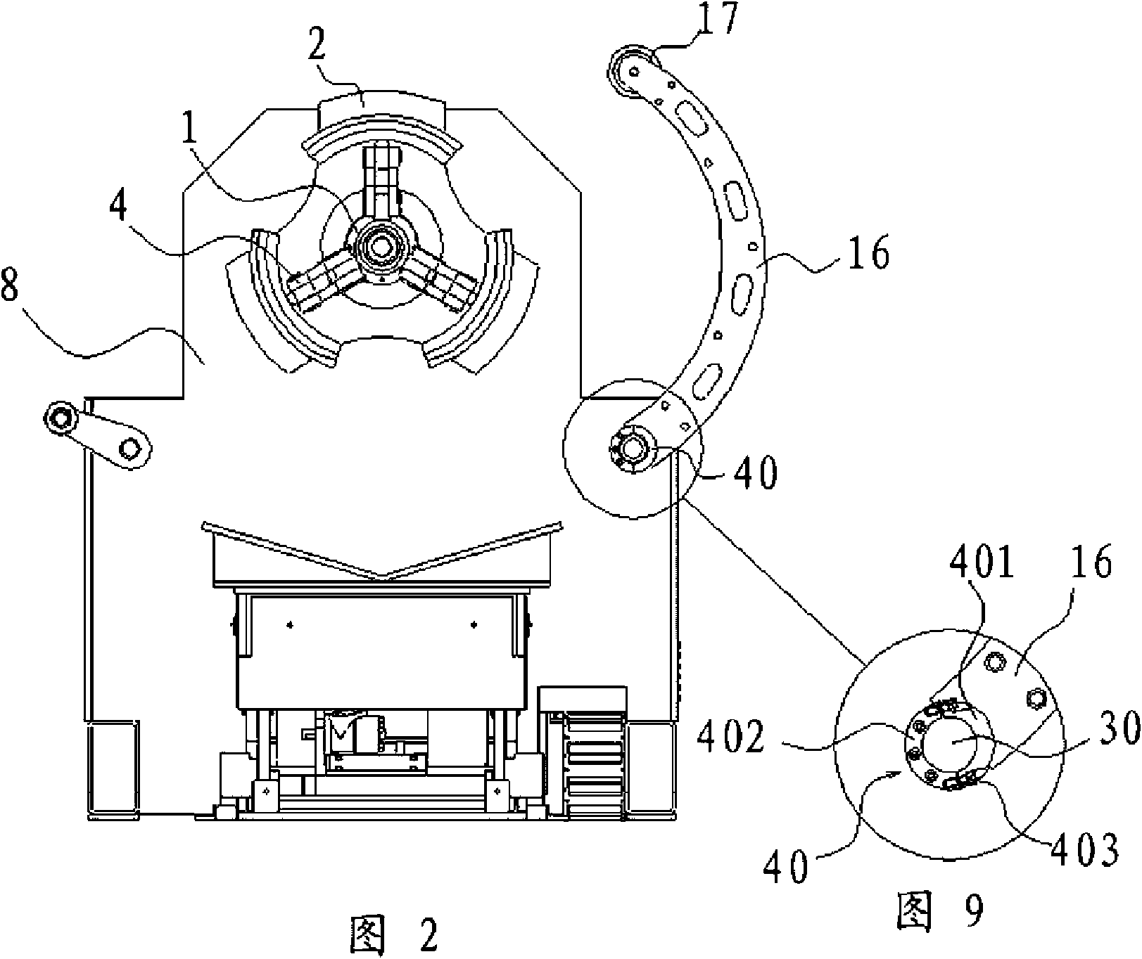 Steel coil tensioning device of full-automatic uncoiler