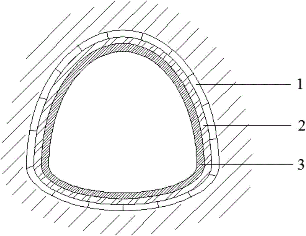 Supporting device and method for loess tunnel