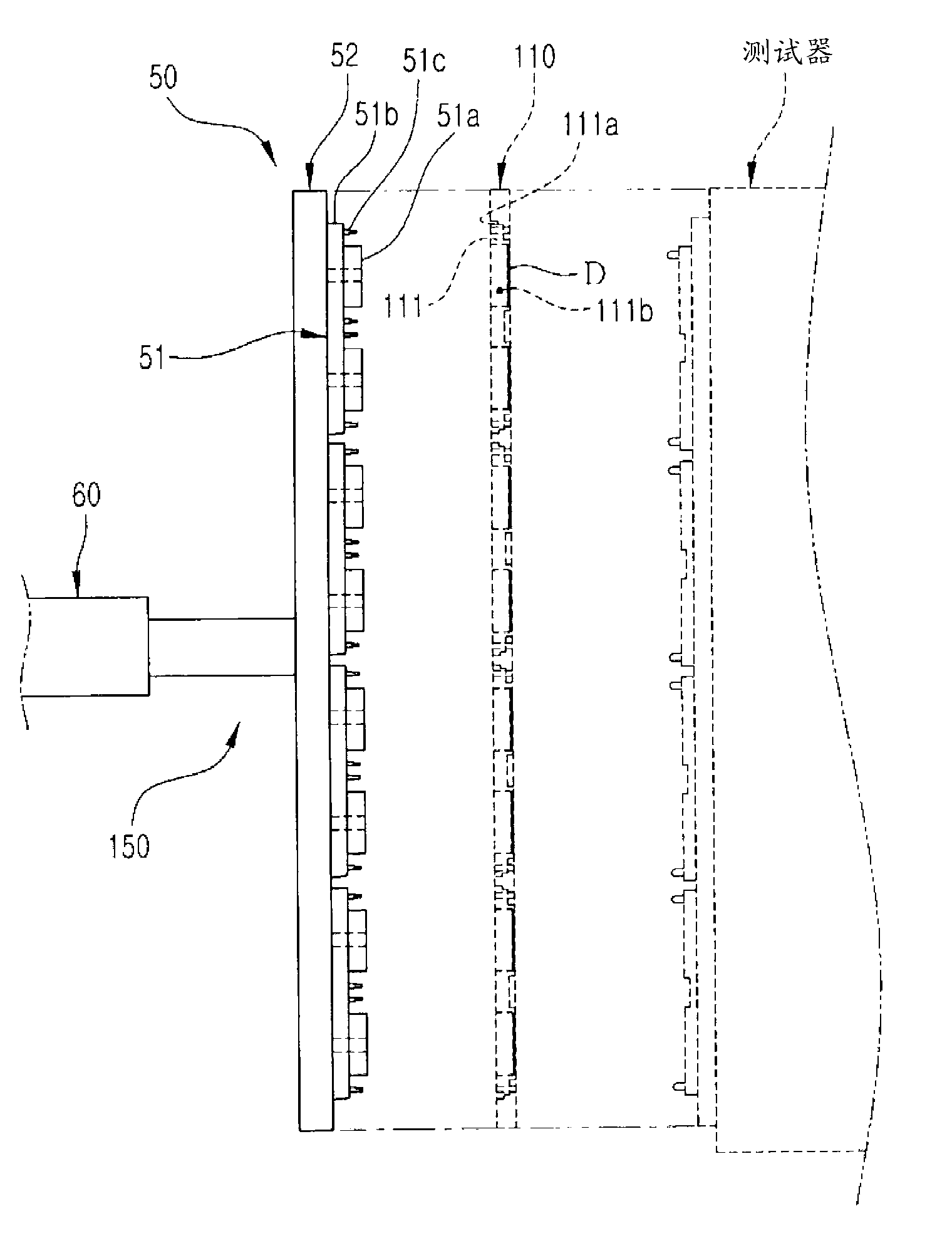 Test sorting machine