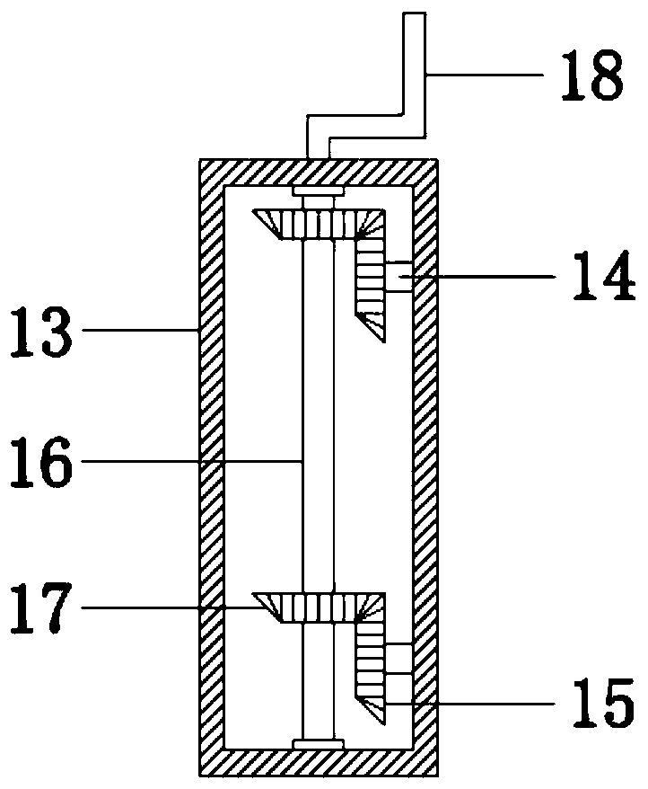 Cavity sterilizing device used for surgical operation