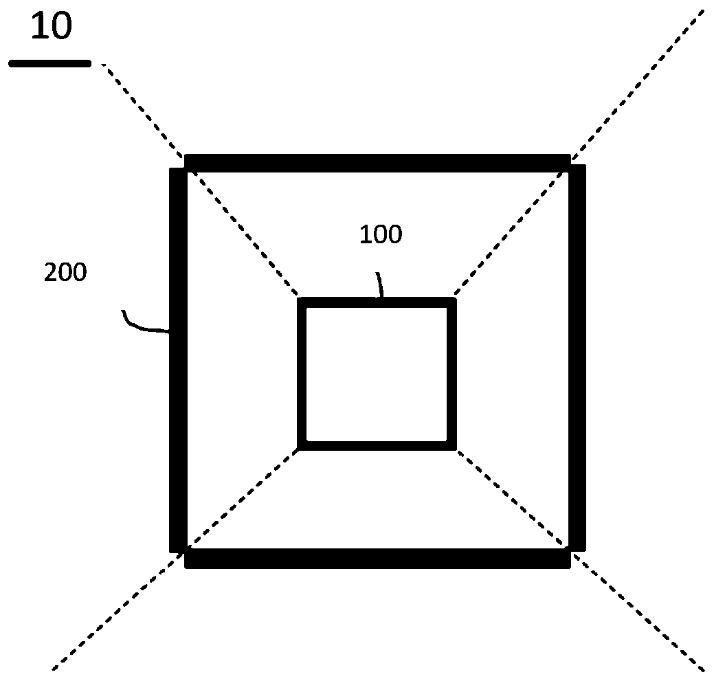 4π space panoramic radiation source positioning system and method