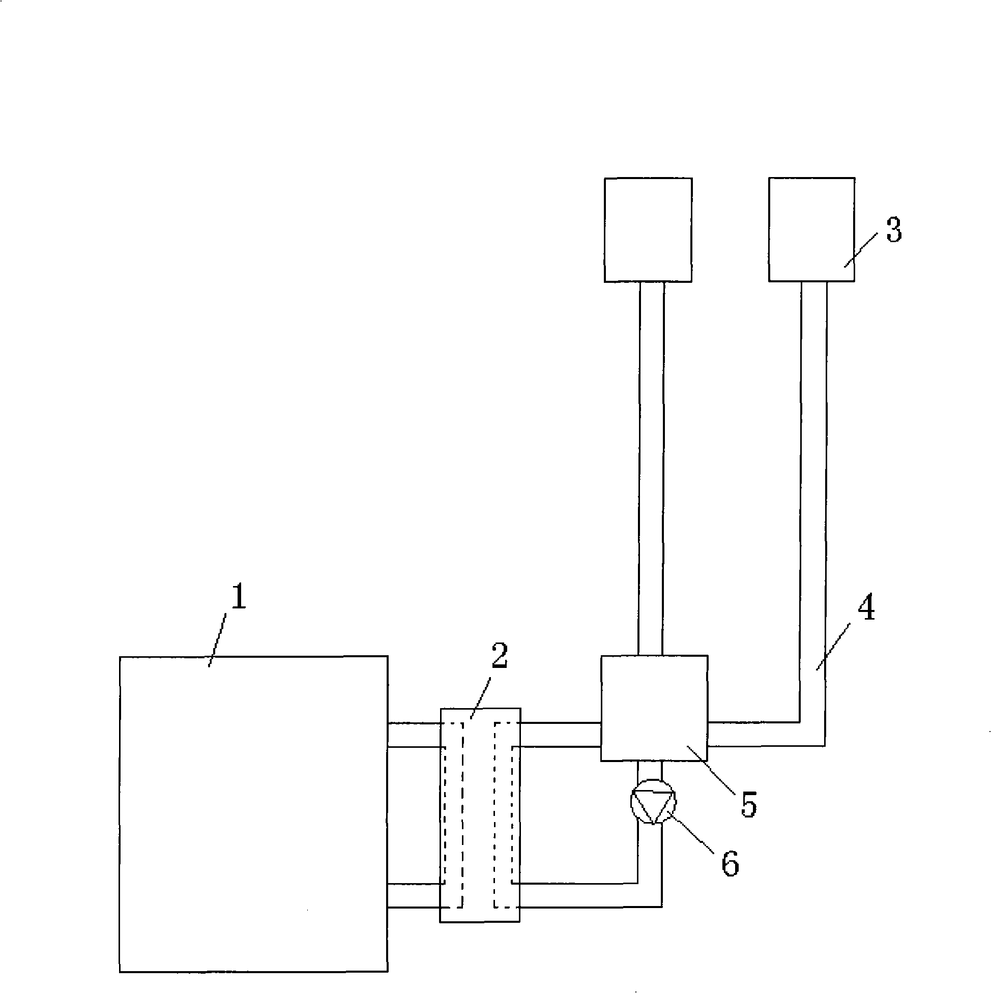 Oil-immersed type transformer cooling method and its system