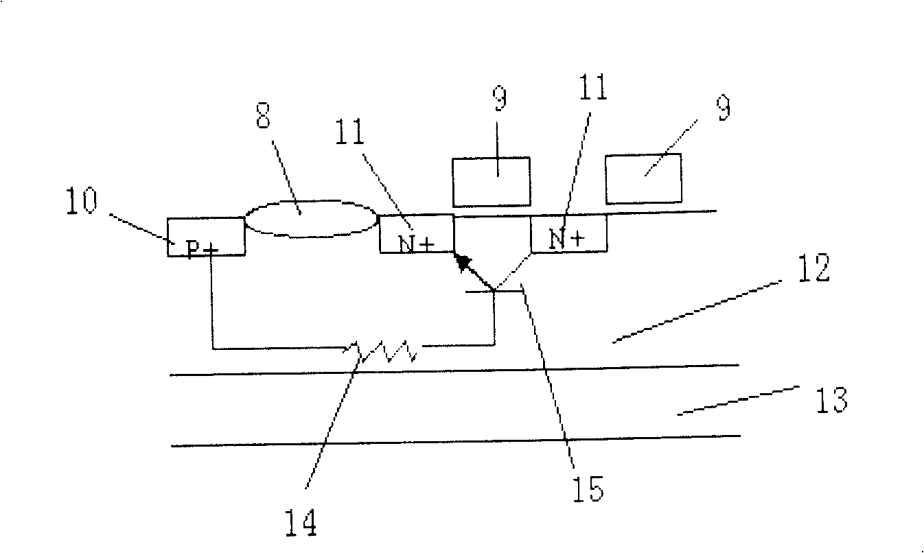 Electrostatic protection circuit in integrated circuit