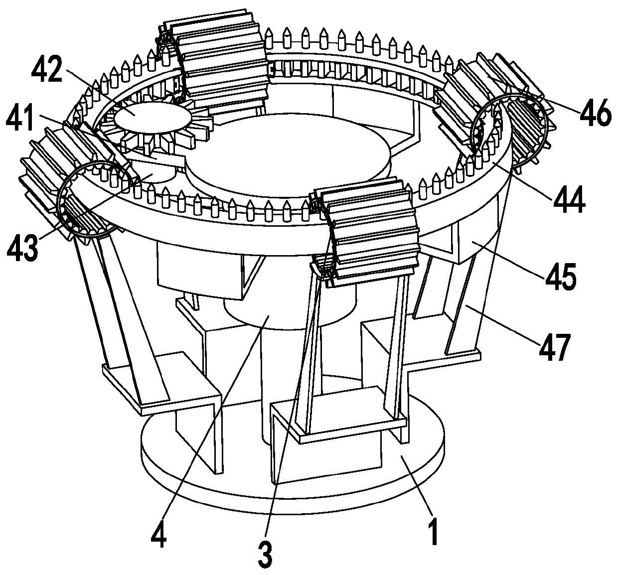 Antenna installation support for emergency mobile base station and installation method of antenna installation support