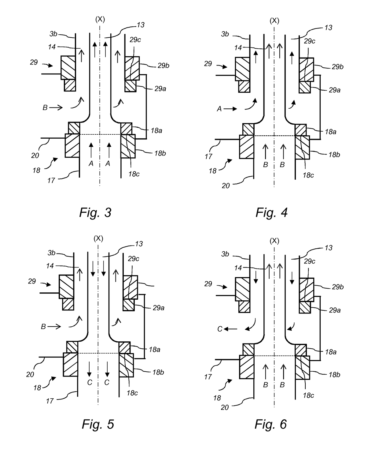 Centrifugal separator having an intermittent discharge system