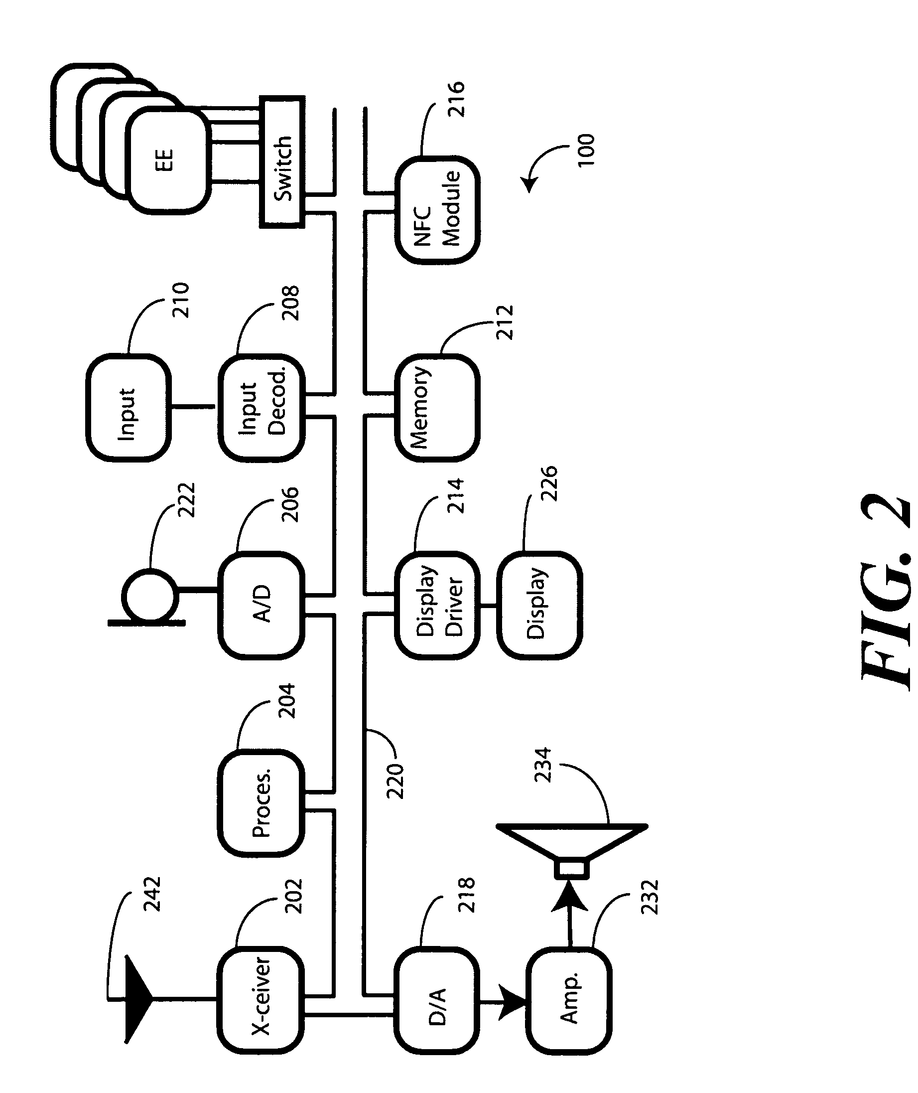 Method and apparatus for automatic near field communication application selection in an electronic device