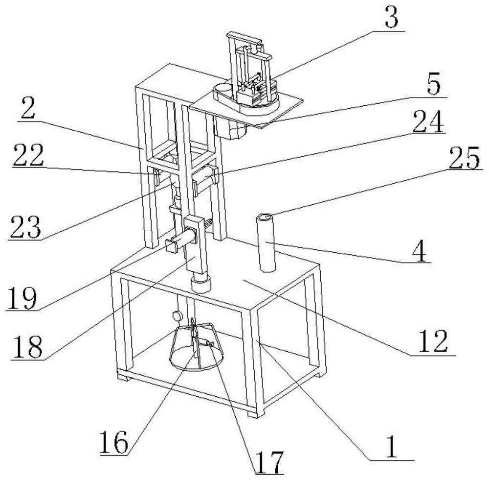 Mop forming machine