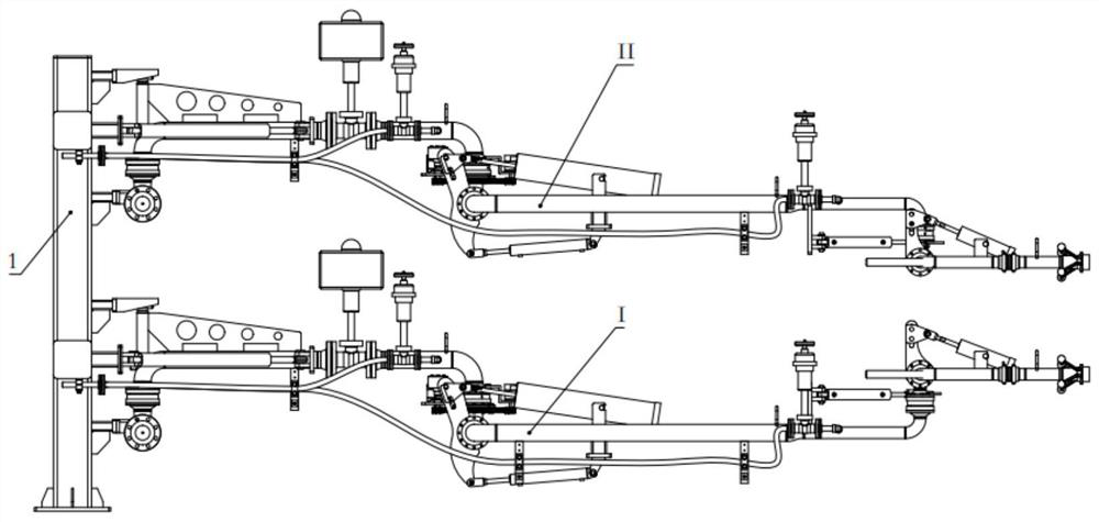 Semi-automatic tank car loading arm and control method thereof