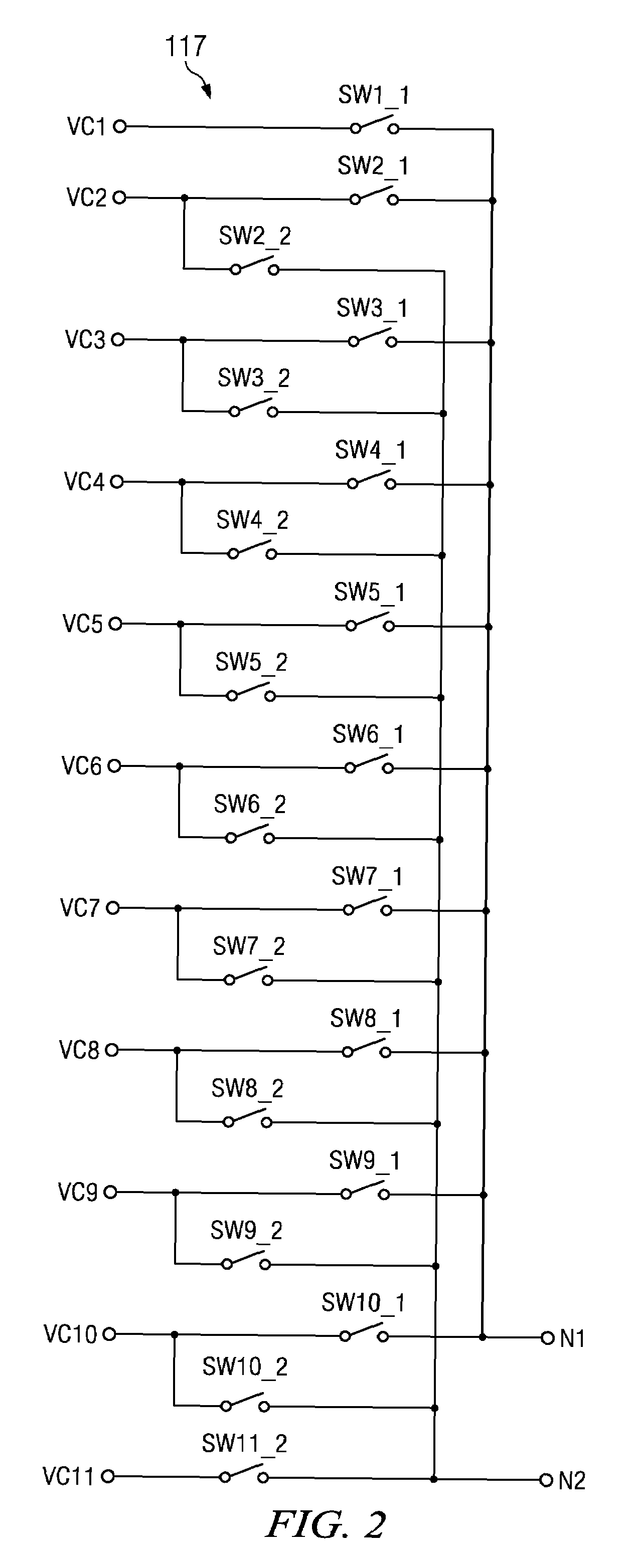 Voltage converting circuit and battery device