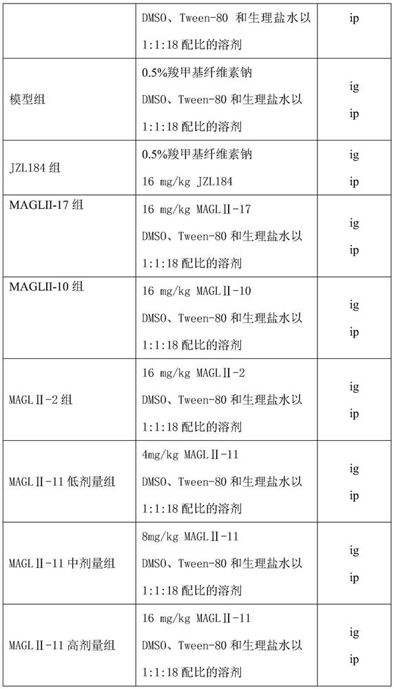 Medical application of MAGL inhibitor