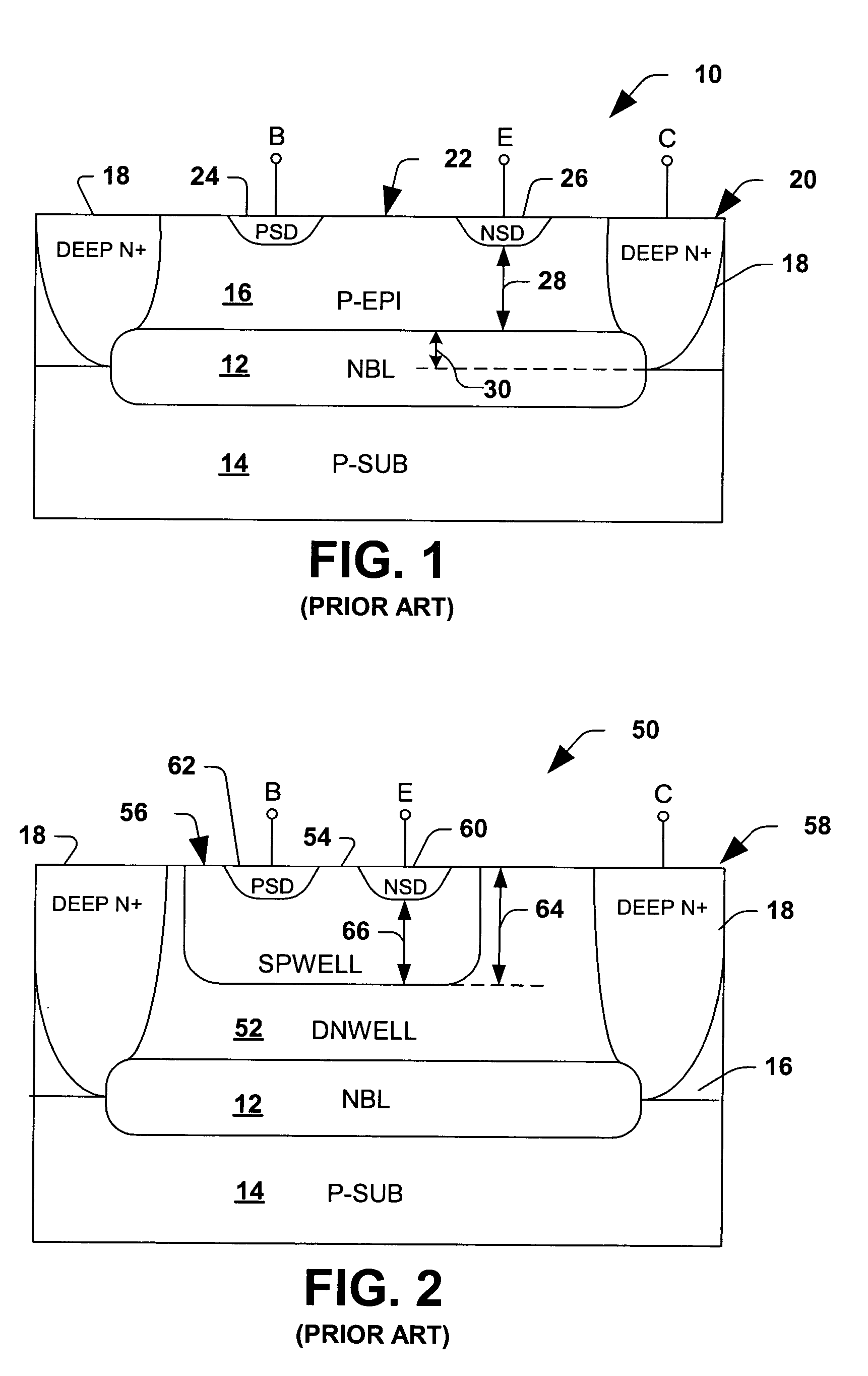 Single poly-emitter PNP using DWELL diffusion in a BiCMOS technology