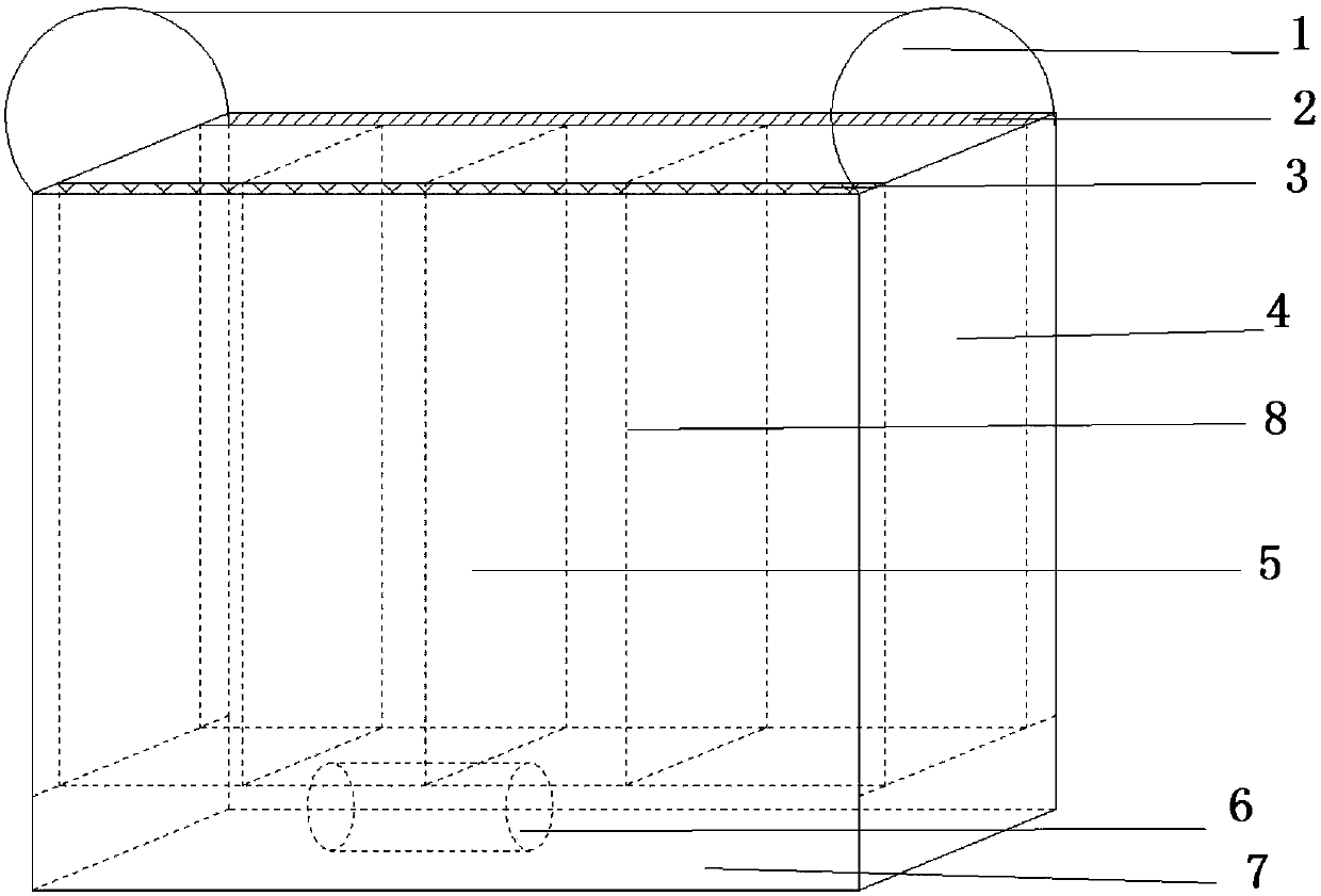 Continuous oxygen supplying and partition feeding fish pond