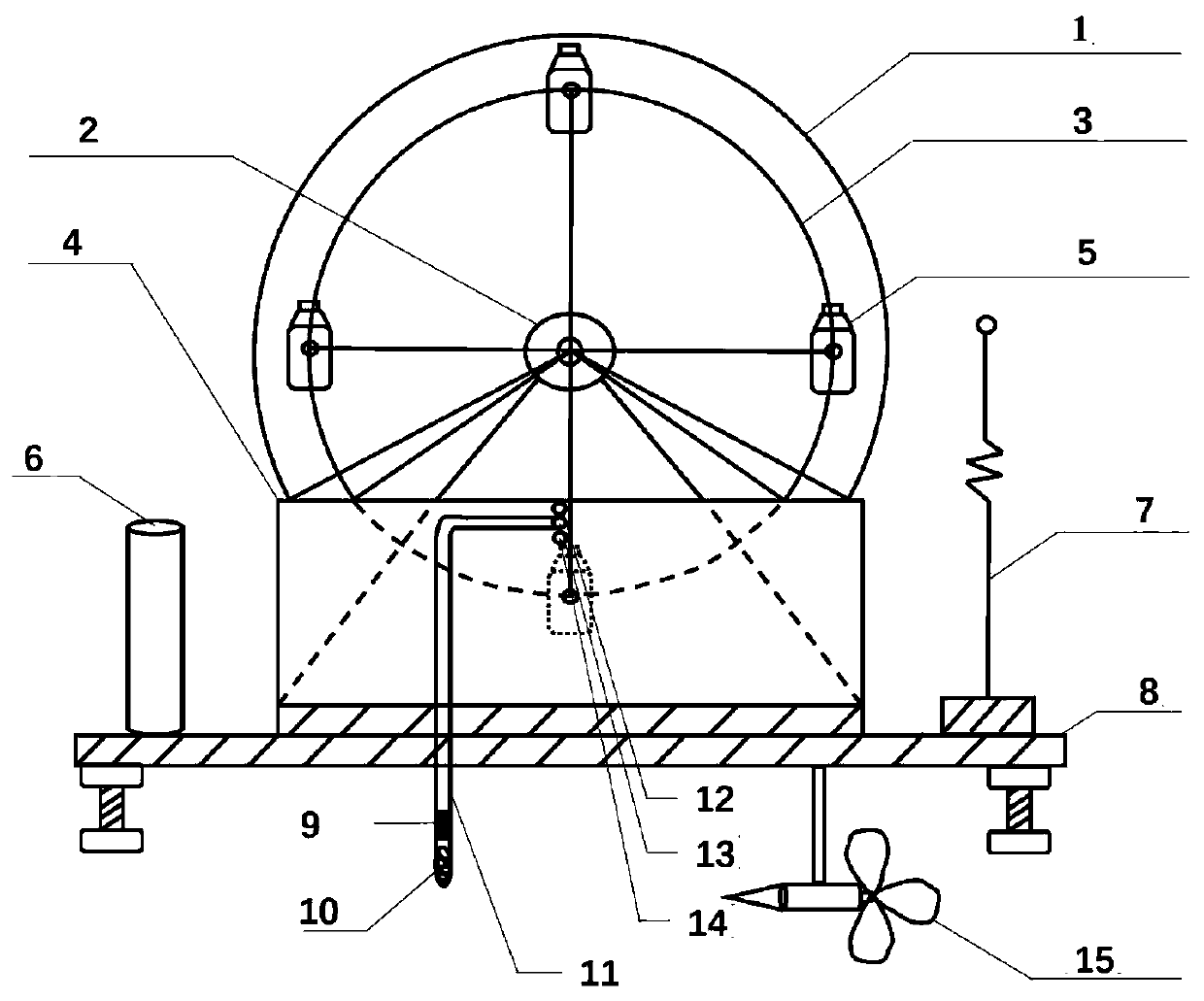 Device and method for automatic sampling and monitoring of rainstorm runoff