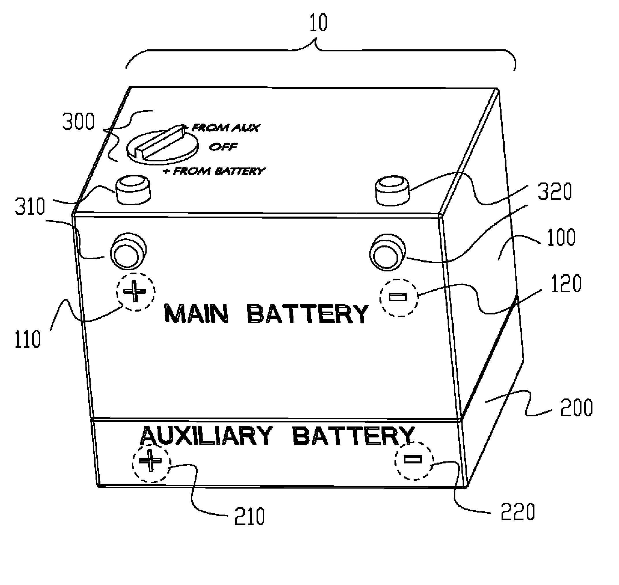 [Multiple Battery System and Auxiliary Battery Attachment System]