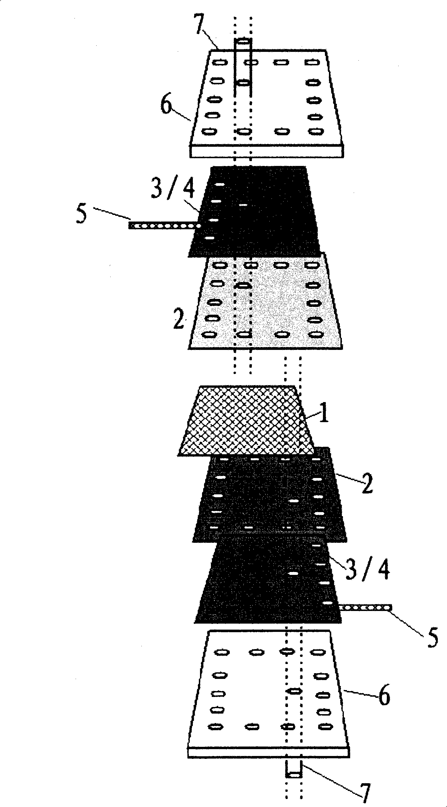 High efficiency energy-conserving barrier diaphragm capacitance deionization device