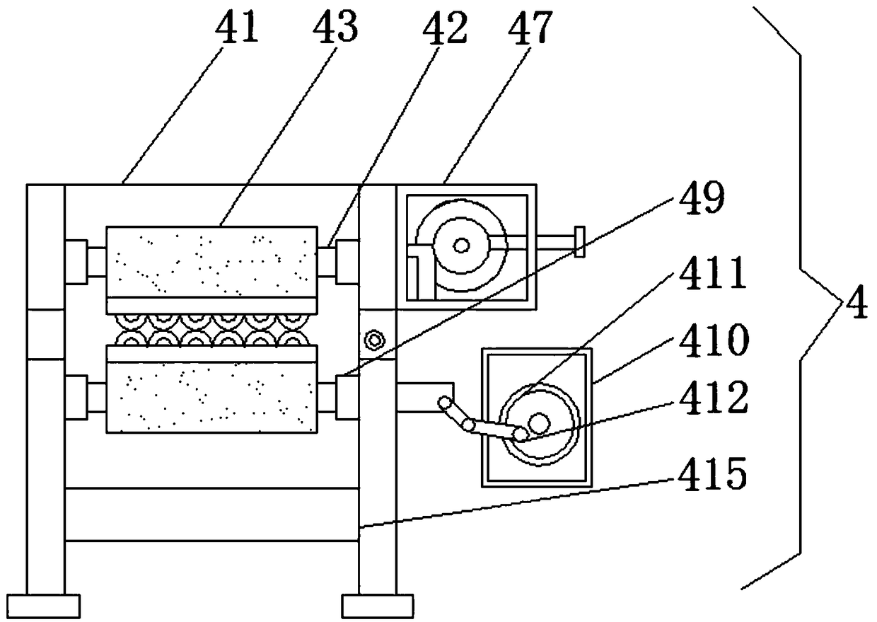 Gauze leveling drying integrate machine with excellent compressing effect