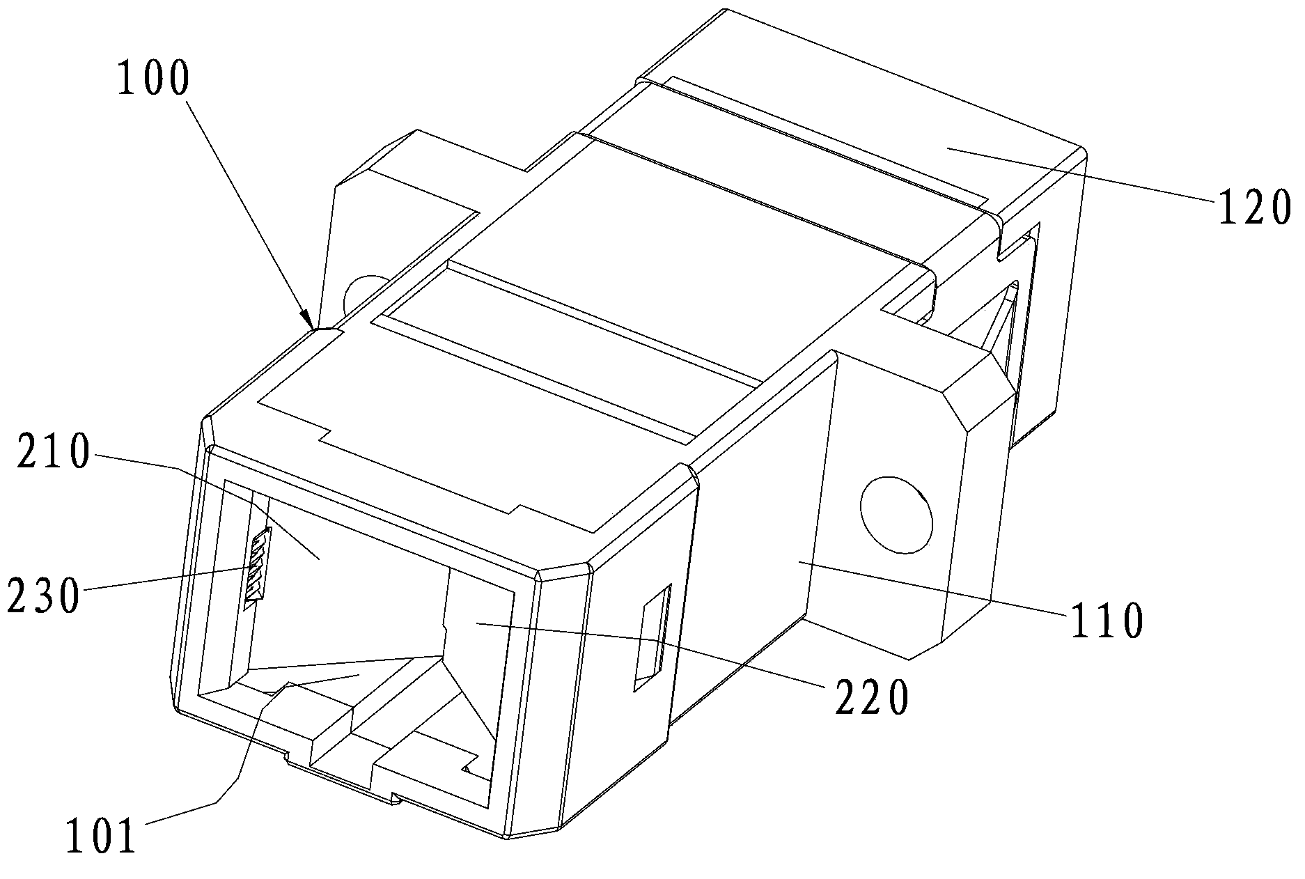 Optical fiber adapter