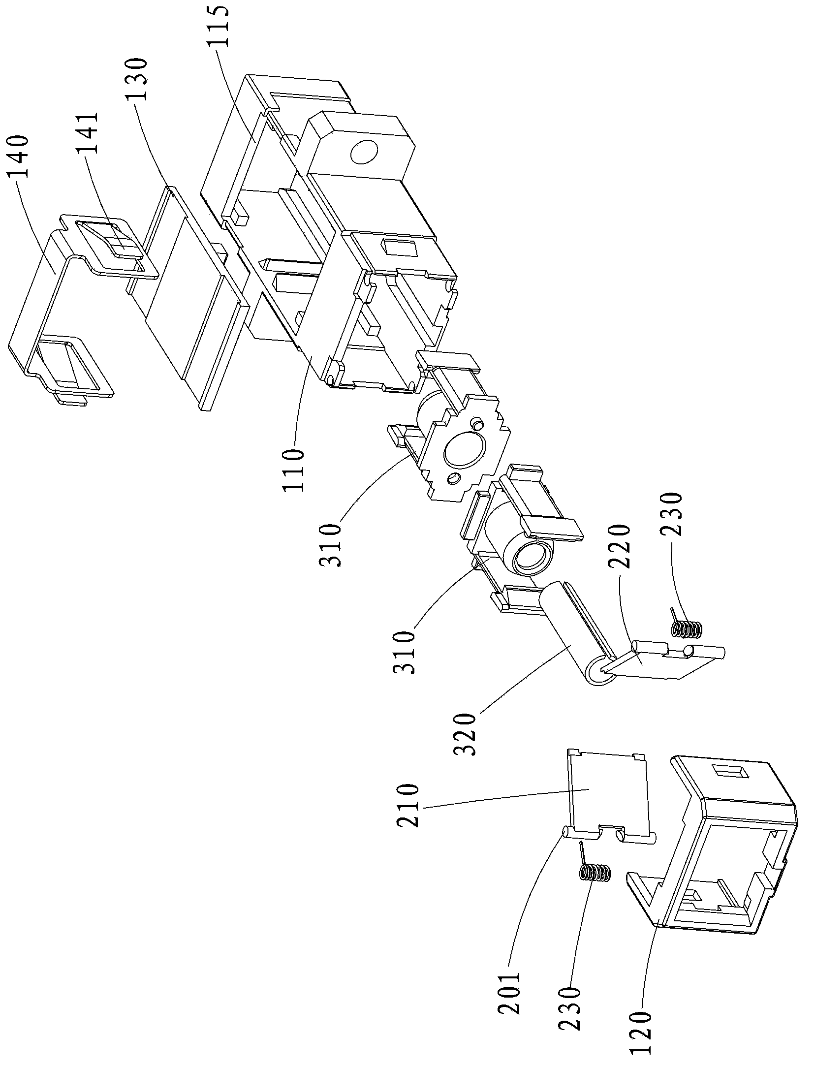 Optical fiber adapter