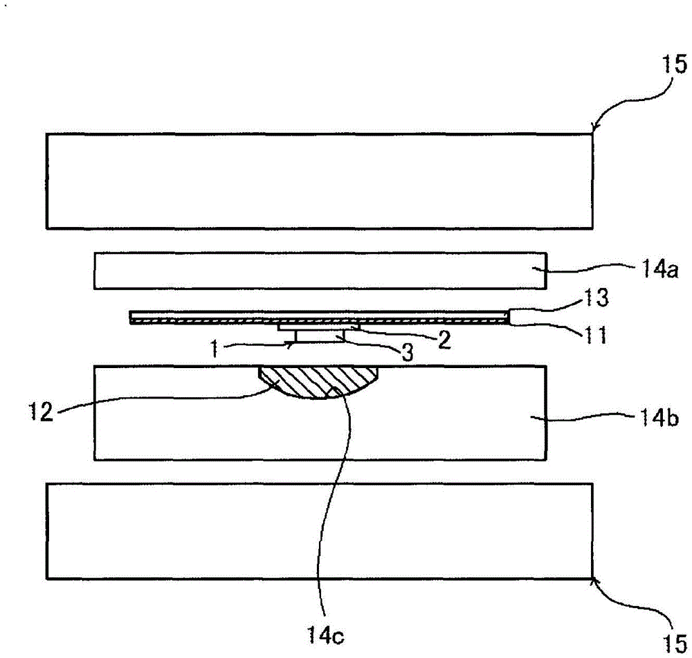 Illumination member sealed with silicone rubber and manufacturing method for same