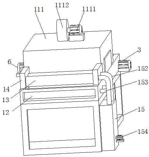 Steel surface rust removal device for waste steel treatment