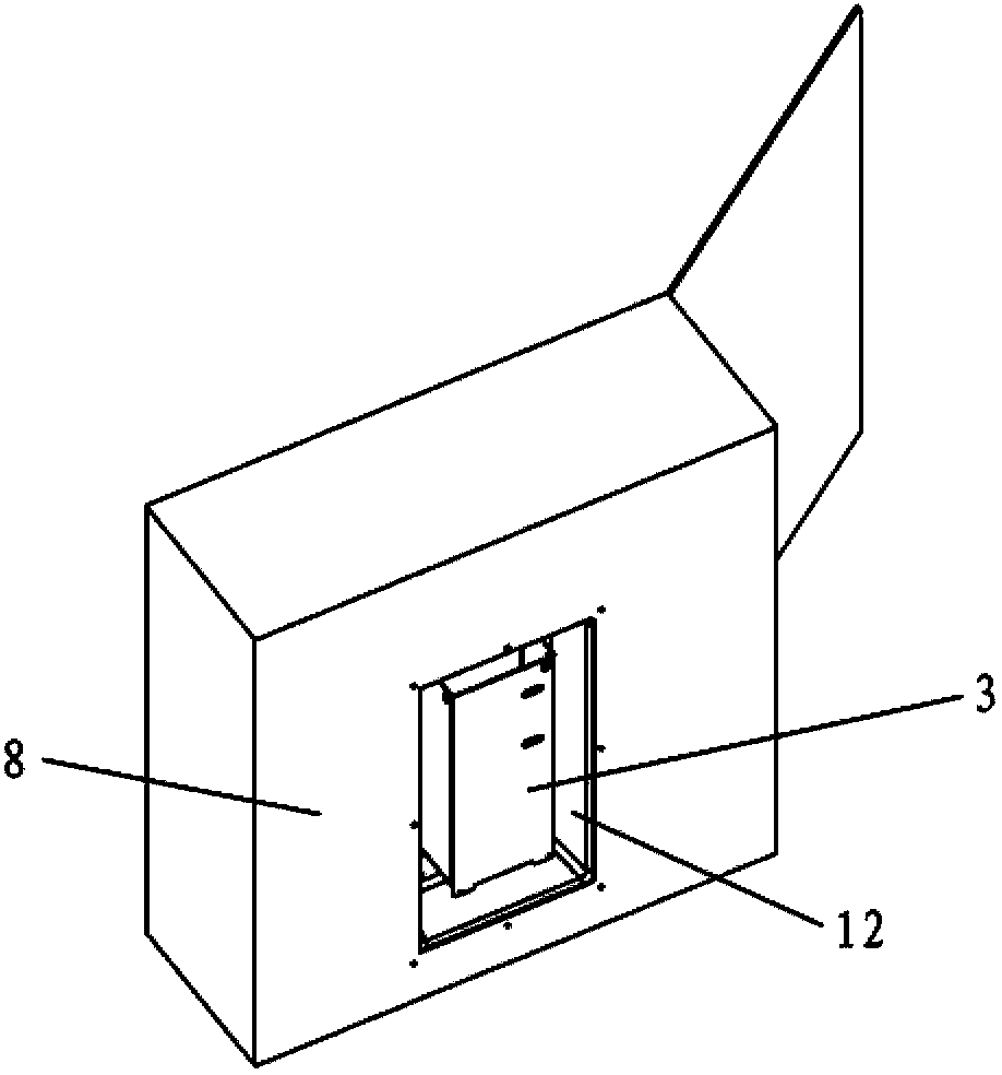 Installation device for equipment having cooling demand