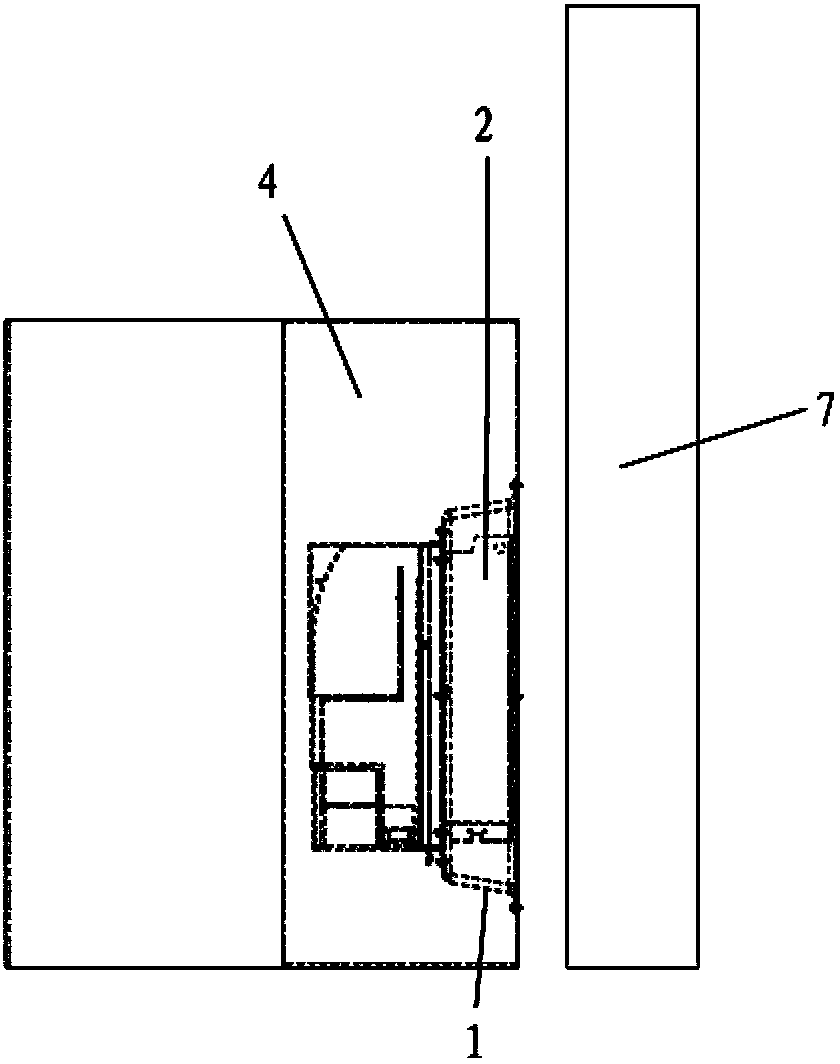 Installation device for equipment having cooling demand