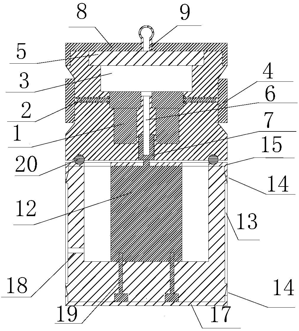 An in-hole sensor base with controllable direction