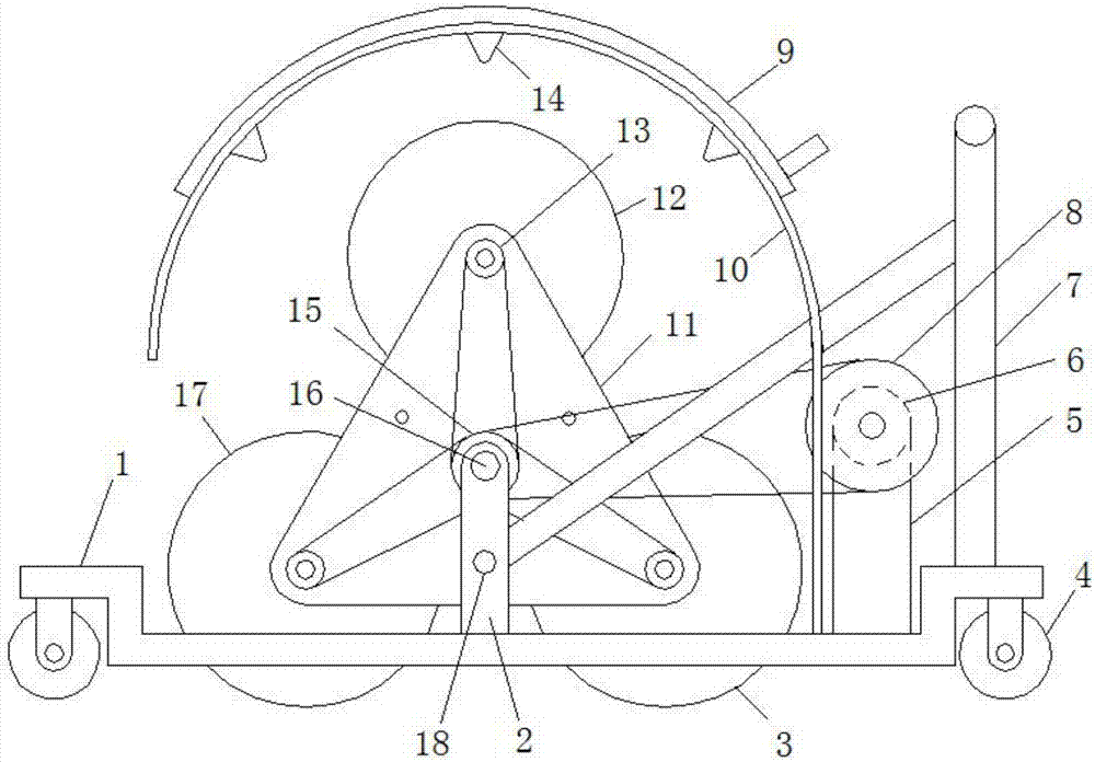 Road surface cutting machine with cutting pieces capable of being rapidly switched