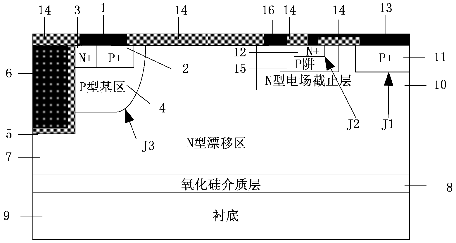 RC-LIGBT device and manufacturing method thereof