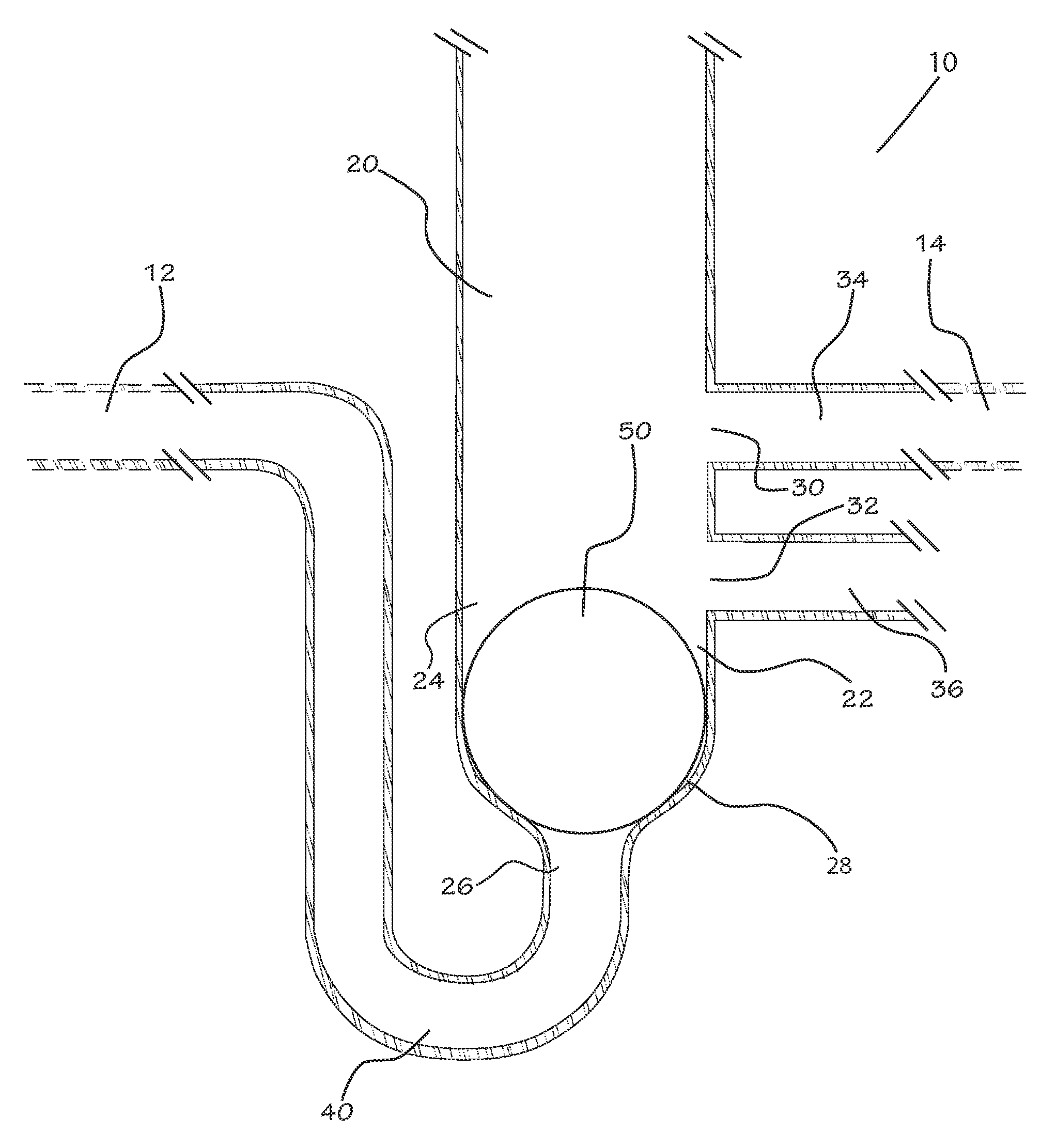 Conduit trap and condensation recovery device