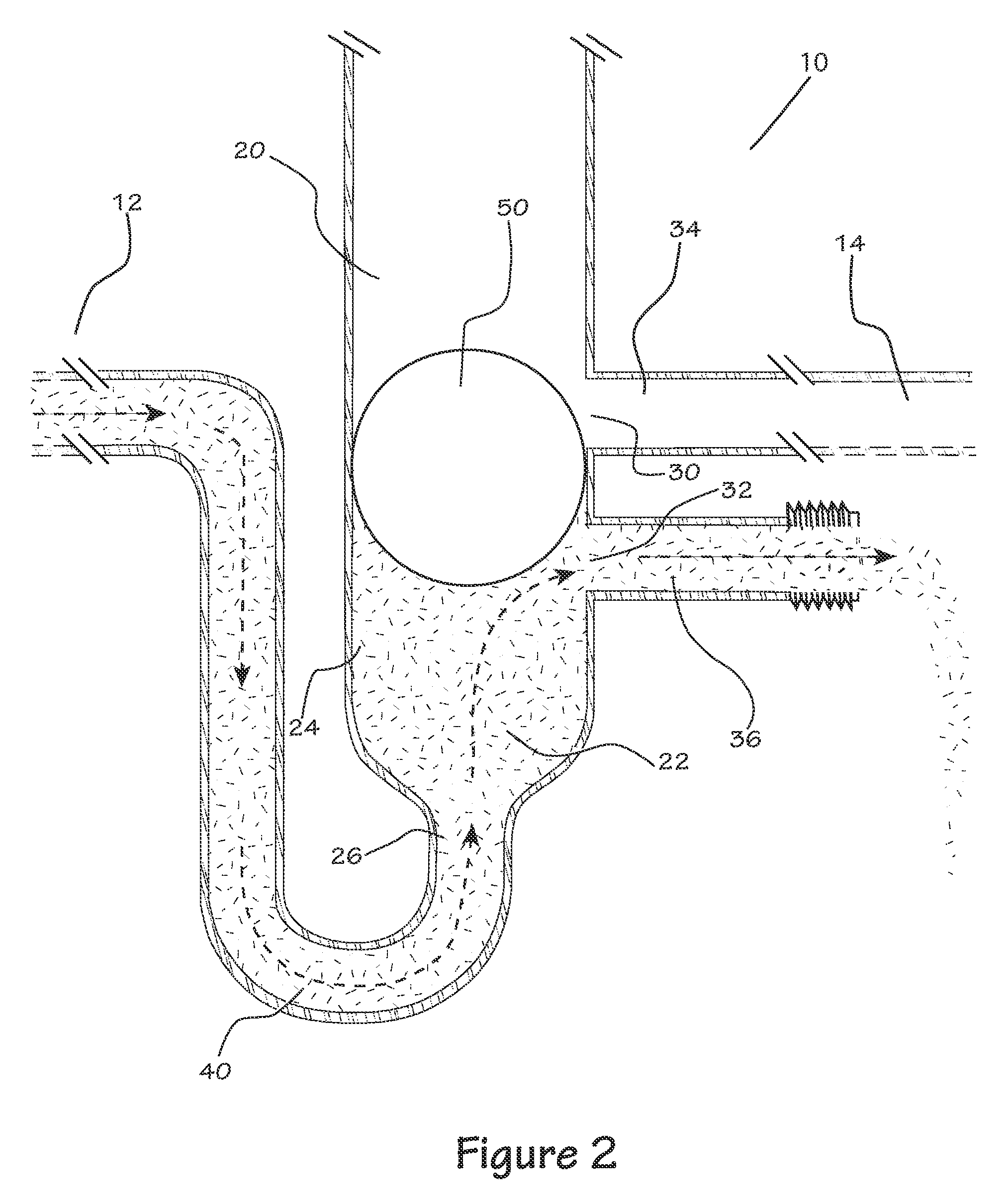 Conduit trap and condensation recovery device