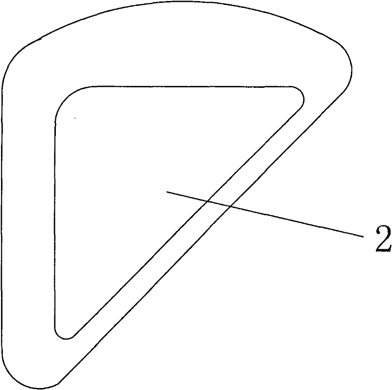 Novel composite material section bar and electric transmission tower