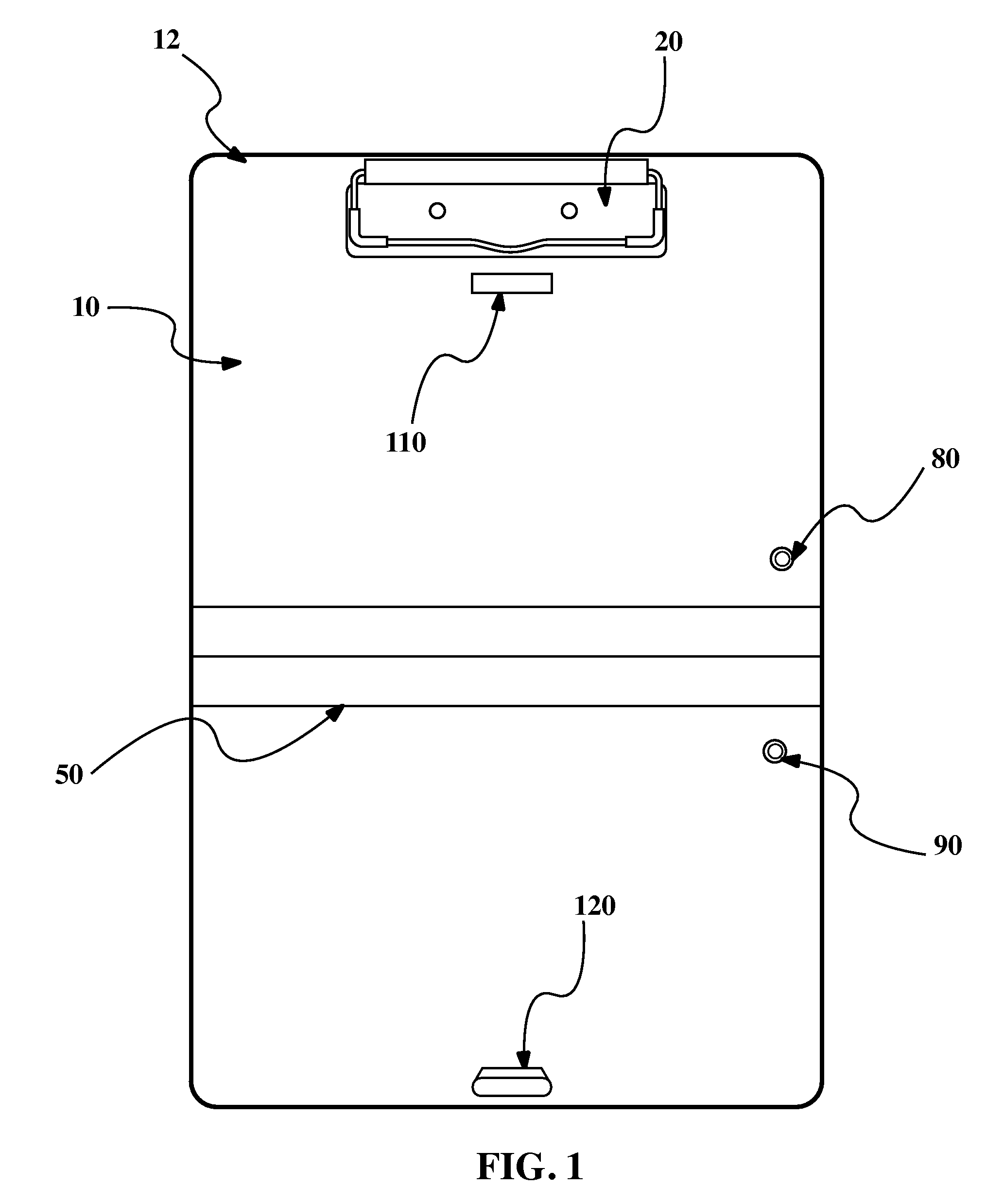 Foldable clipboard