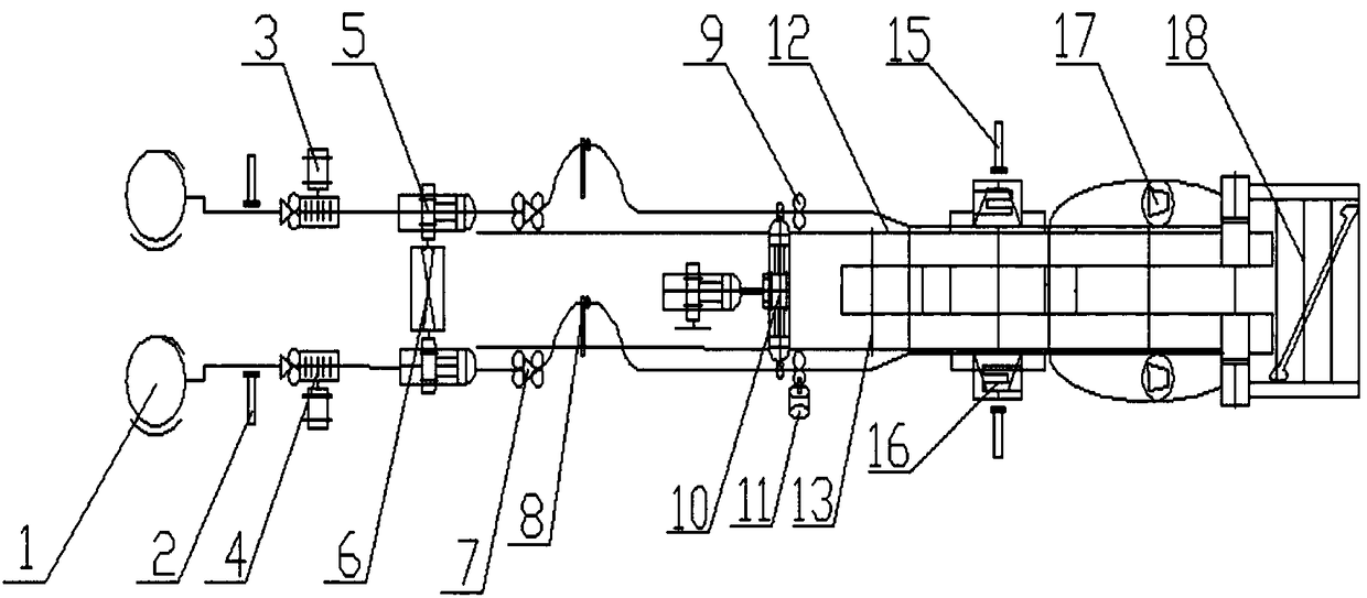 Self-adaptive automatic shearing system for steel bar and steel belt welding line