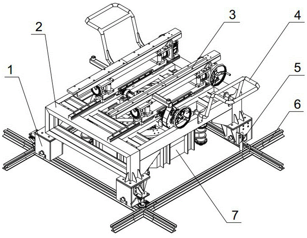 On-rail-reversed multifunctional cargo delivery wagon