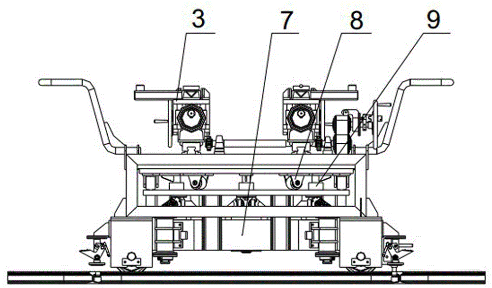 On-rail-reversed multifunctional cargo delivery wagon