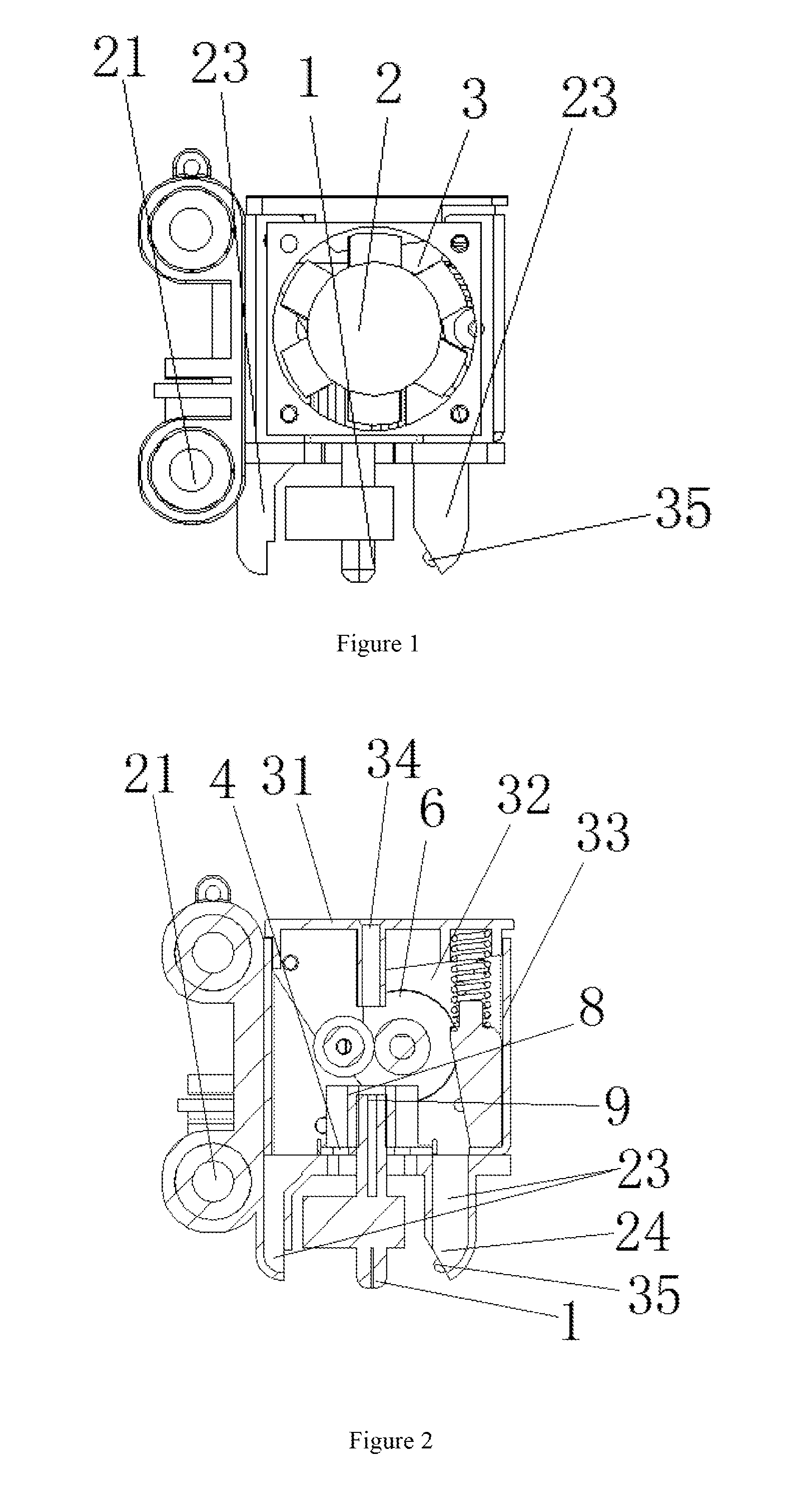 Cooling device of print head in 3D printer