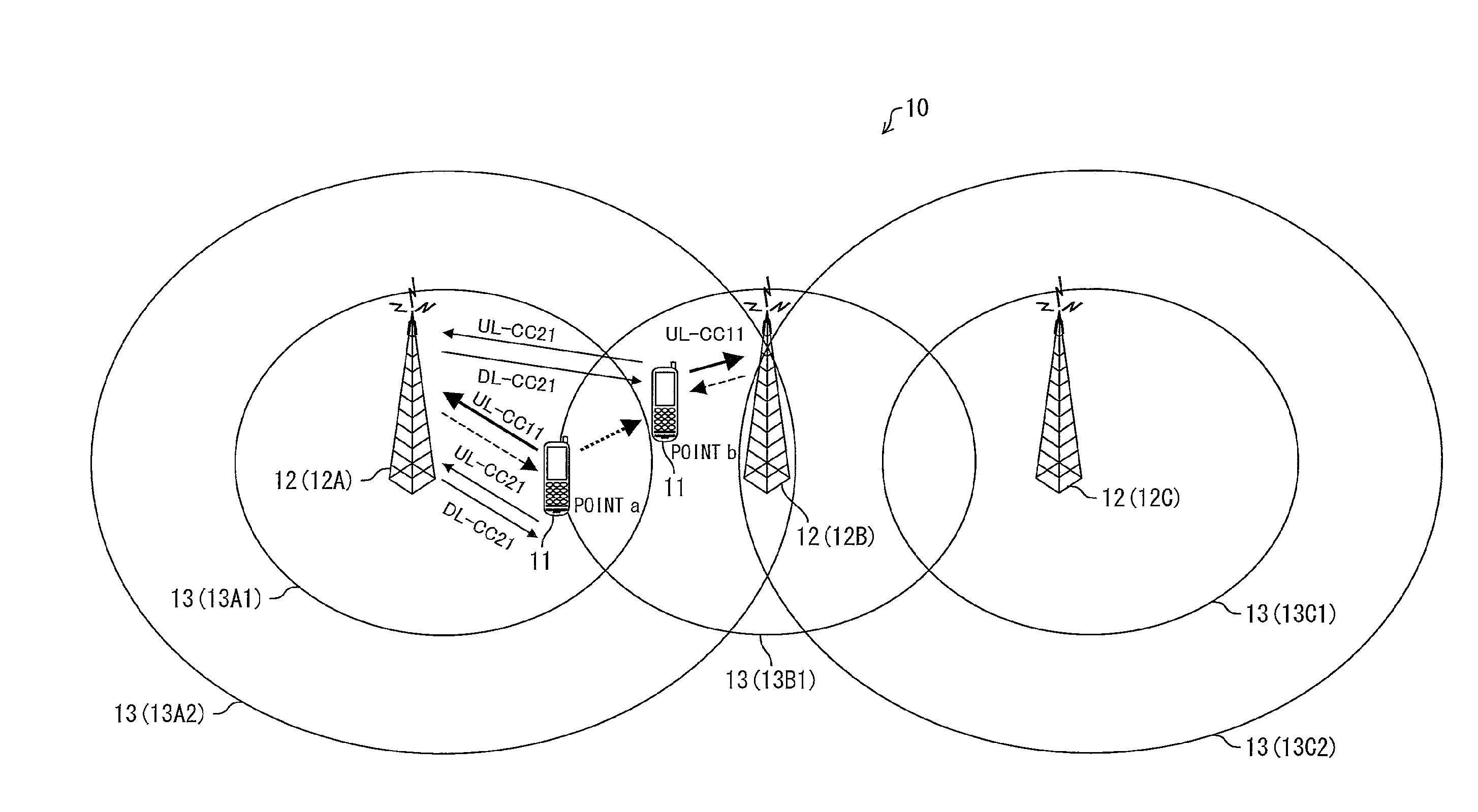 Communication terminal, base station, wireless communication system, control method and program therefor, and recording medium having control program recorded thereon