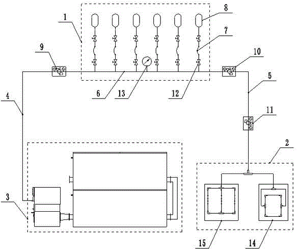 Compressed air supply system