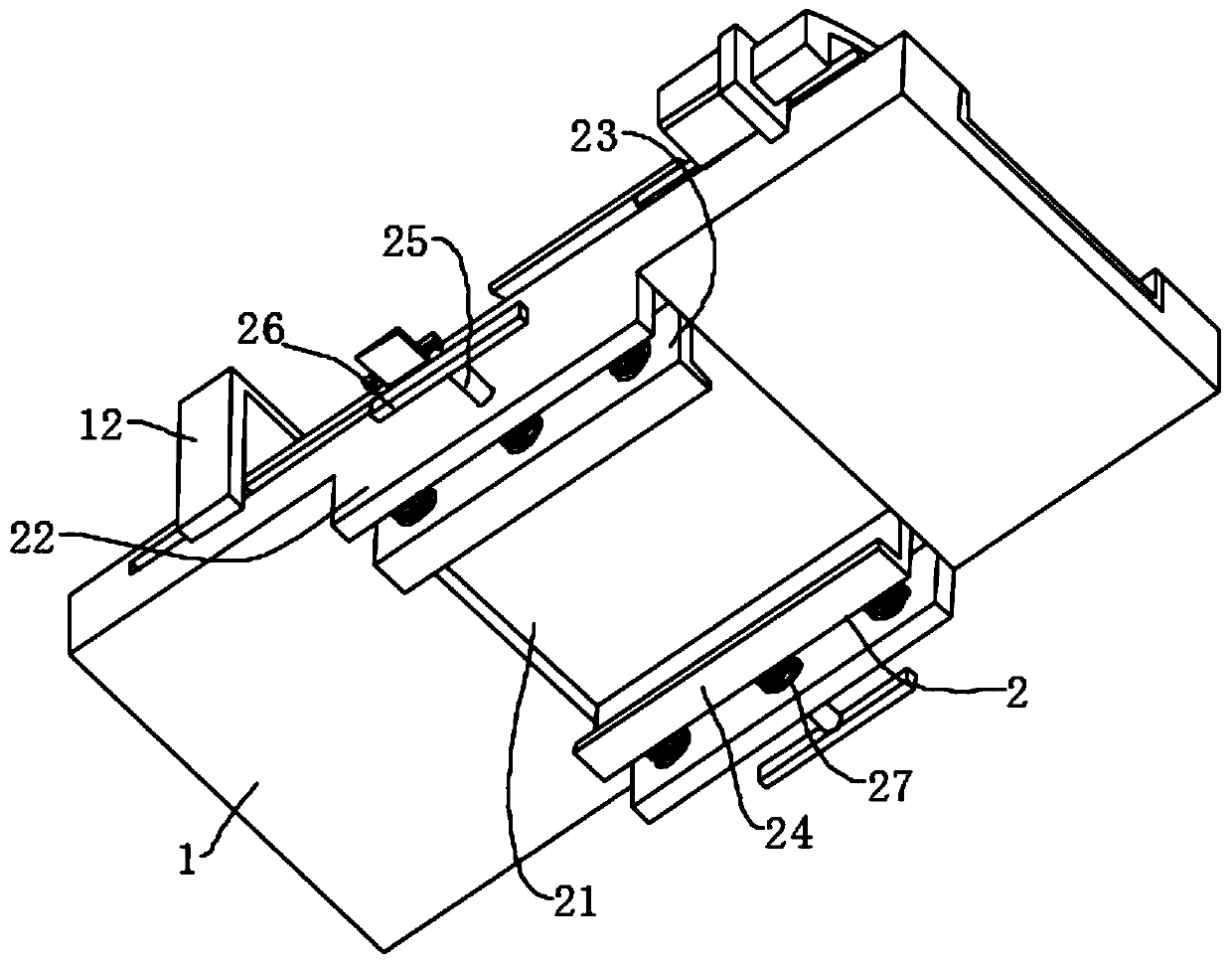 Newborn radiography auxiliary device