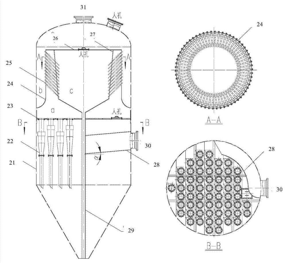 Deep control method and deep control device of pollutant in burning gas of ethane cracking furnace