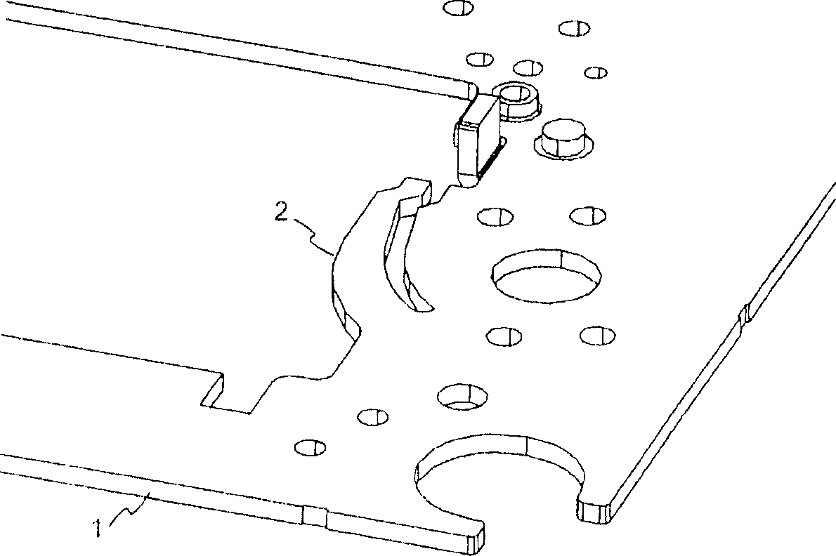 Plate for a drive for optical storage media