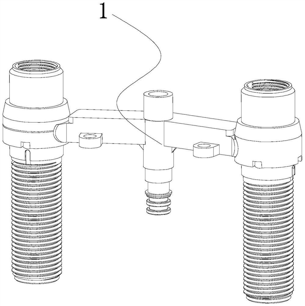 Double-handle double-control faucet and control method thereof