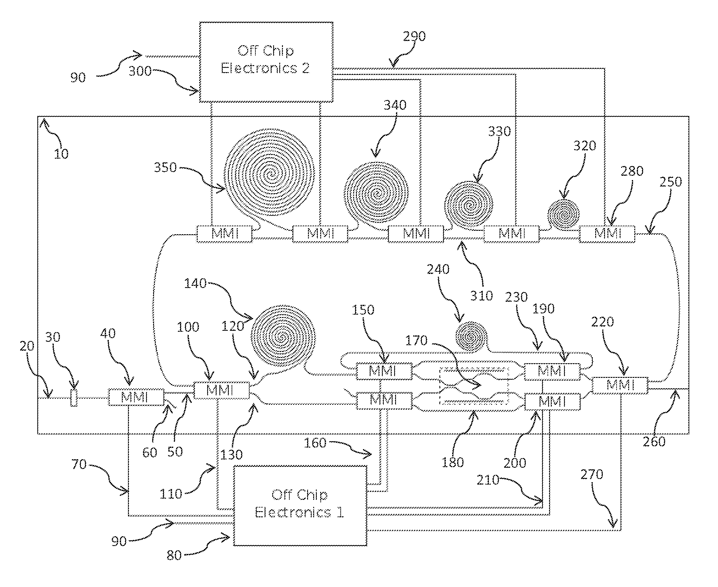 Two dimensional photonic cluster state generator from sequential photons with variable delay loopback