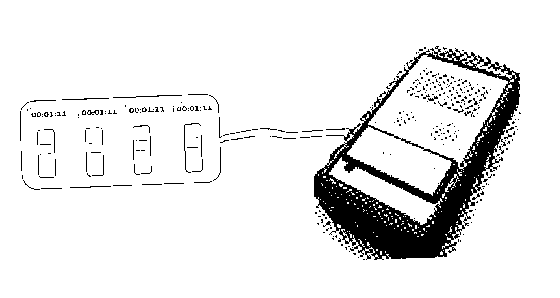 Quality control sensor method, system and device for use with biological/environmental rapid diagnostic test devices