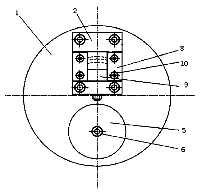 Optical glass scratching testing device