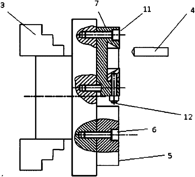 Optical glass scratching testing device