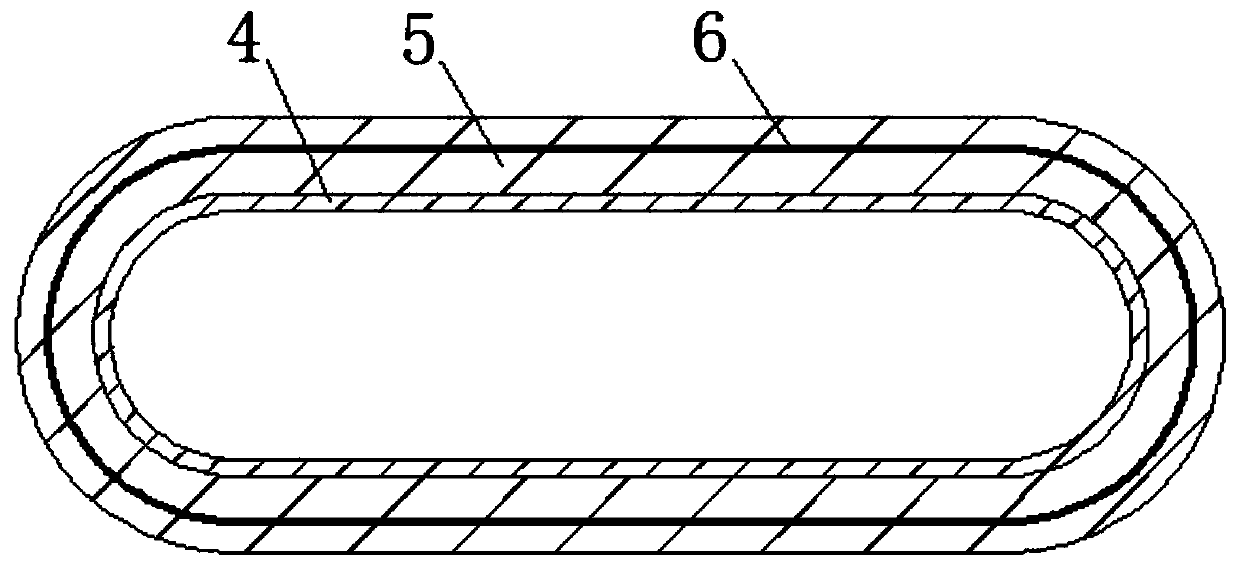 Layered anti-aging insulating cover for solid insulating ring main unit