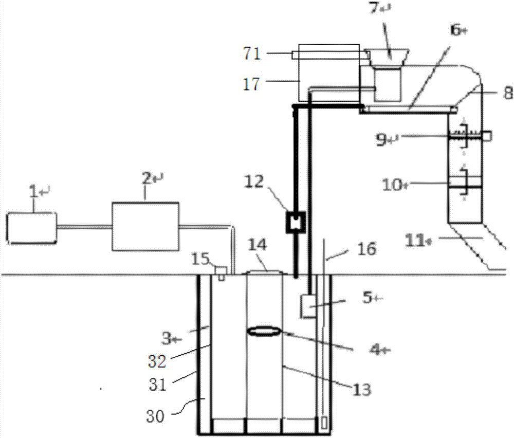 Totally-enclosed storage and pretreatment device for co-treating industrial sludge with cement kiln